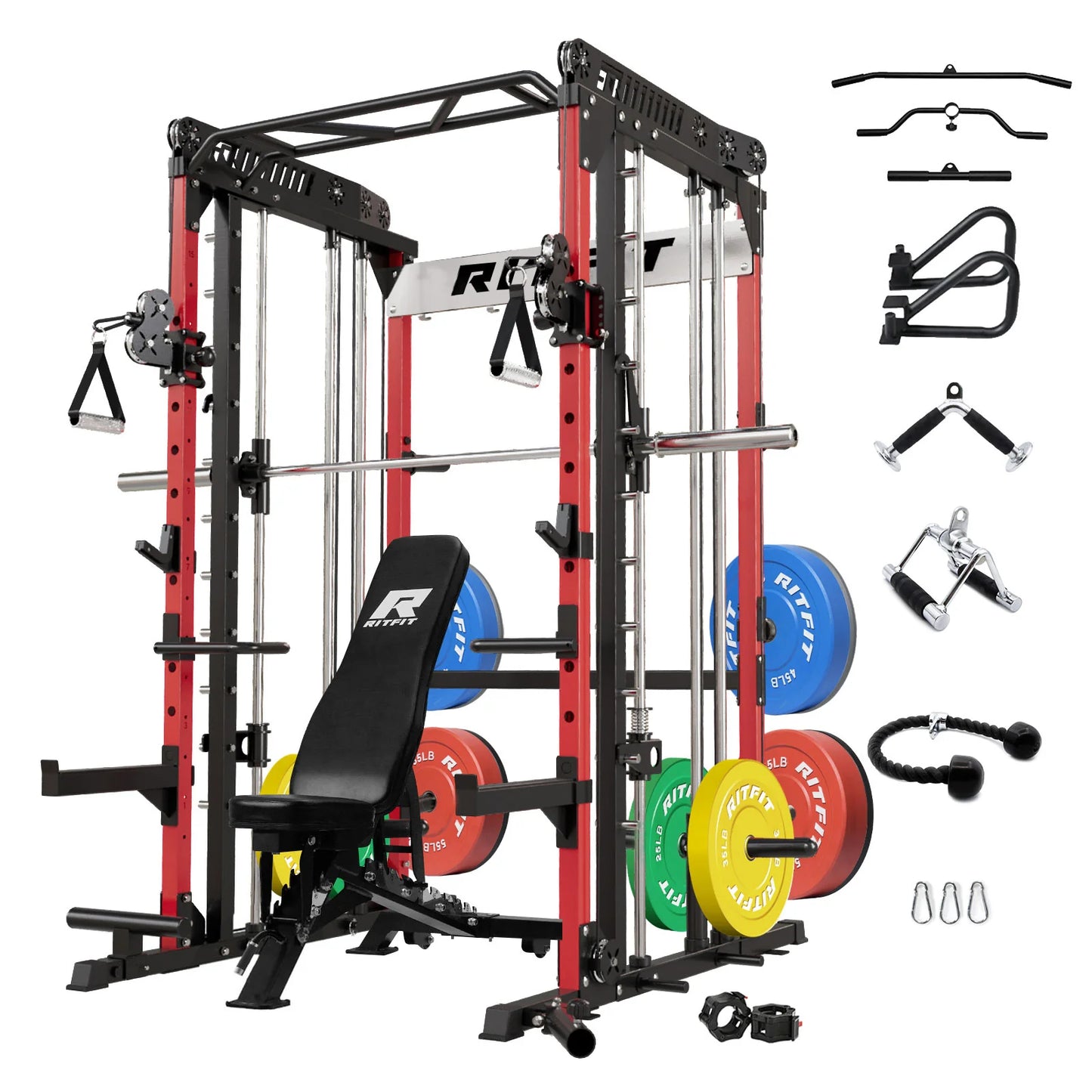 M1 PRO Smith Machine Home Gym Package Comprehensive All-In-One Workout System